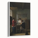Baroque Interior Scene: Classic Art Print with Timeless Refinement