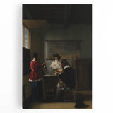 Baroque Interior Scene: Classic Art Print with Timeless Refinement