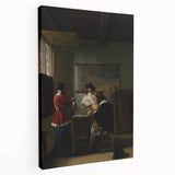 Baroque Interior Scene: Classic Art Print with Timeless Refinement