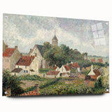 Impressionist Village Scene - Knocke Village by Camille Pissarro Print