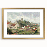 Impressionist Village Scene - Knocke Village by Camille Pissarro Print