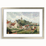 Impressionist Village Scene - Knocke Village by Camille Pissarro Print