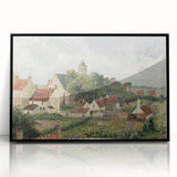 Impressionist Village Scene - Knocke Village by Camille Pissarro Print