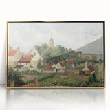 Impressionist Village Scene - Knocke Village by Camille Pissarro Print