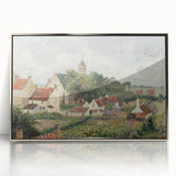 Impressionist Village Scene - Knocke Village by Camille Pissarro Print