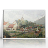 Impressionist Village Scene - Knocke Village by Camille Pissarro Print