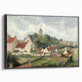Impressionist Village Scene - Knocke Village by Camille Pissarro Print