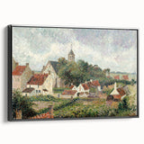 Impressionist Village Scene - Knocke Village by Camille Pissarro Print