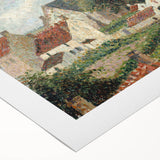Impressionist Village Scene - Knocke Village by Camille Pissarro Print