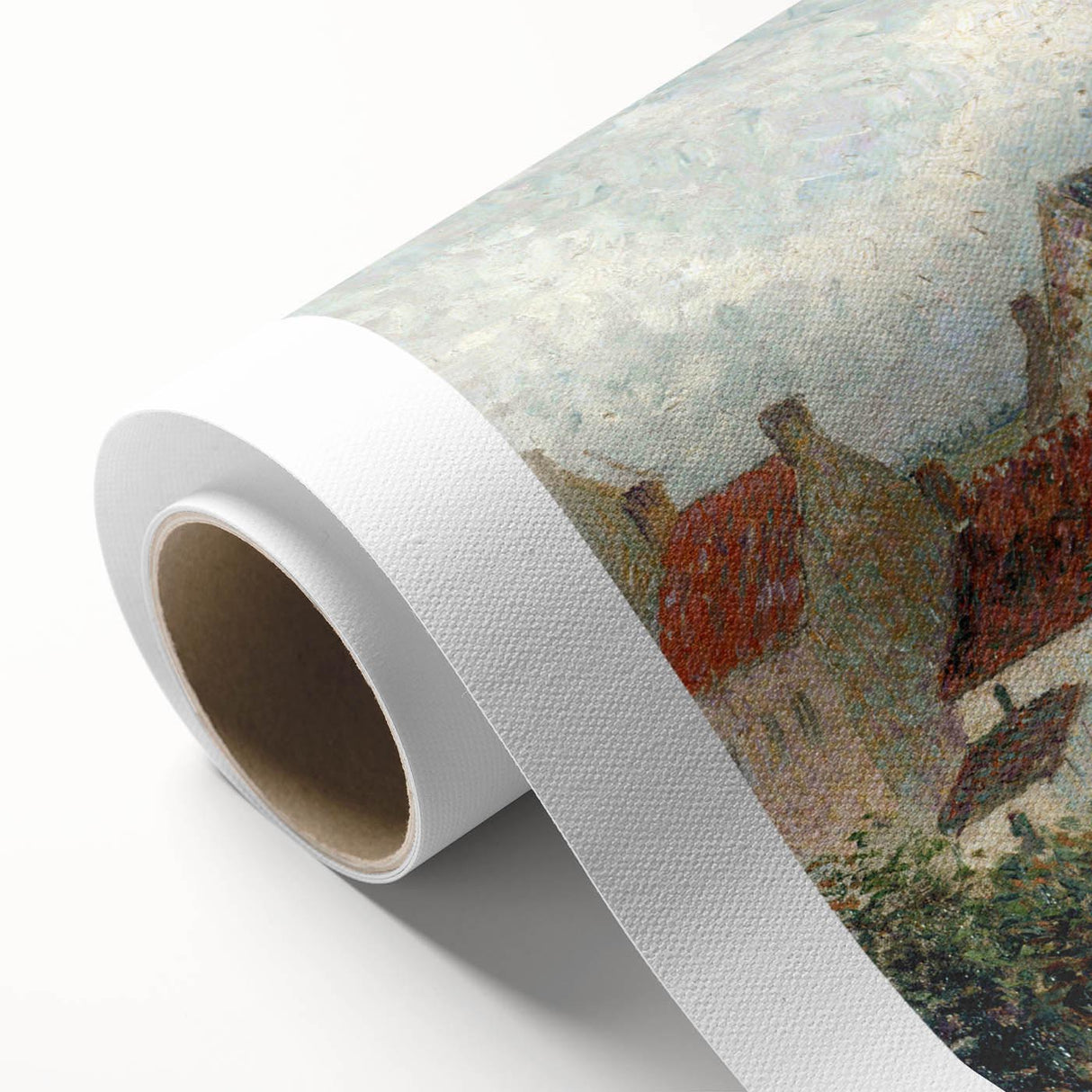 Impressionist Village Scene - Knocke Village by Camille Pissarro Print