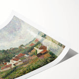 Impressionist Village Scene - Knocke Village by Camille Pissarro Print