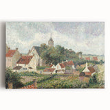Impressionist Village Scene - Knocke Village by Camille Pissarro Print