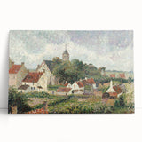 Impressionist Village Scene - Knocke Village by Camille Pissarro Print