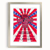 Lynyrd Skynyrd 1991 Japan Tour Poster - Vintage Rock Wall Art