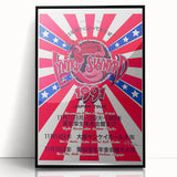 Lynyrd Skynyrd 1991 Japan Tour Poster - Vintage Rock Wall Art