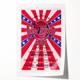 Lynyrd Skynyrd 1991 Japan Tour Poster - Vintage Rock Wall Art