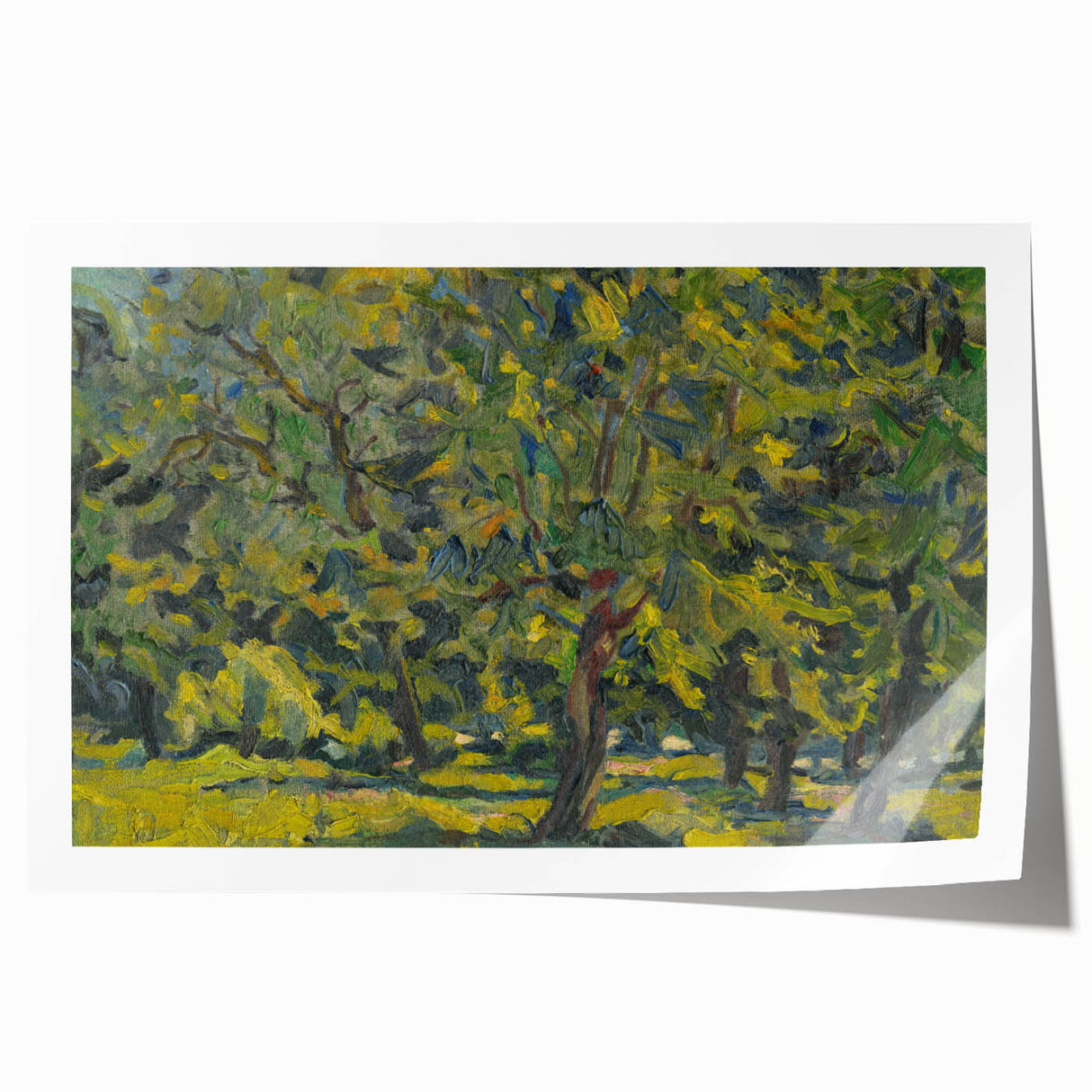 In the Park Realism Art Print - Classical Realism Canvas Nature Decor