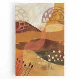 Large black and white stretched canvas featuring a minimalist autumn tree, ideal for kitchen wall art.