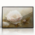 Elegant Floral Living Room Wall Art – Romantic Canvas Print