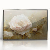 Elegant Floral Living Room Wall Art – Romantic Canvas Print