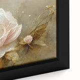 Elegant Floral Living Room Wall Art – Romantic Canvas Print