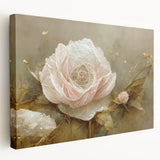 Elegant Floral Living Room Wall Art – Romantic Canvas Print