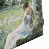 Abstract figurative acrylic artwork in vibrant colors, showcasing dynamic shapes and textures on glass, ideal for modern home decor. Perfect for adding depth and creativity to any space.