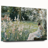 Abstract figurative artwork in vibrant colors displayed from a side view, showcasing intricate acrylic details on glass, perfect for modern home decor.