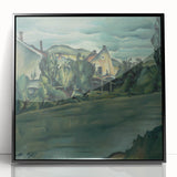 Expressionist Art - Řahanov Lines by Konštantín Bauer