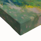 Panoramic Village Landscape Wall Art - Vibrant Modern Countryside Decor