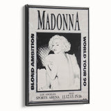 Madonna Blond Ambition 1990 Tour Poster - Retro Pop Wall Art