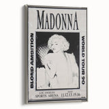 Madonna Blond Ambition 1990 Tour Poster - Retro Pop Wall Art