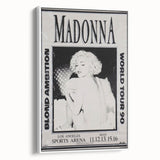 Madonna Blond Ambition 1990 Tour Poster - Retro Pop Wall Art