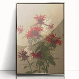 Balm and Spiraea Realism Art Print - Detailed Floral Canvas Decor