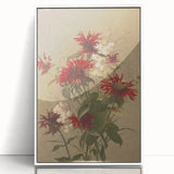 Balm and Spiraea Realism Art Print - Detailed Floral Canvas Decor
