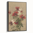 Balm and Spiraea Realism Art Print - Detailed Floral Canvas Decor
