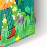 Adventure Girl & Bunny Girls Room Wall Art – Kids Room Art Print