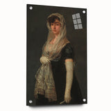 Romanticism Art - Young Lady Wearing a Mantilla by Francisco de Goya