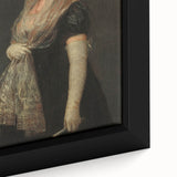 Romanticism Art - Young Lady Wearing a Mantilla by Francisco de Goya