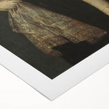 Romanticism Art - Young Lady Wearing a Mantilla by Francisco de Goya