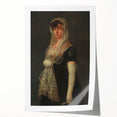 Romanticism Art - Young Lady Wearing a Mantilla by Francisco de Goya