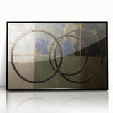 Geometric Abstract Living Room Wall Art – Modern Canvas Decor