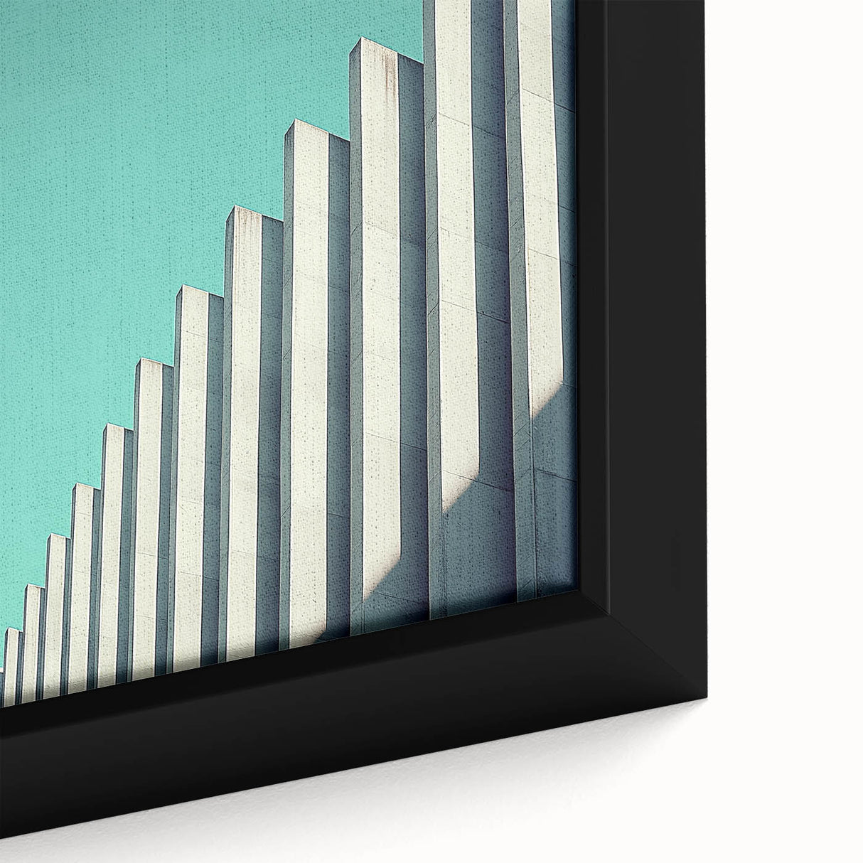 Abstract landscape framed canvas art showcasing vibrant colors and textured brushstrokes, perfect for modern home decor. Ideal for adding a contemporary touch to living spaces or offices.