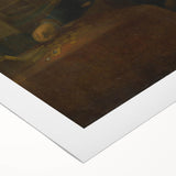 Baroque Woman with Scales: Classic Art Print with Subtle Elegance