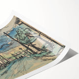 Expressionist Art - Sad Man in the Village by Arnold Peter Weisz-Kubínčan