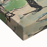 Expressionist Art - Sad Man in the Village by Arnold Peter Weisz-Kubínčan