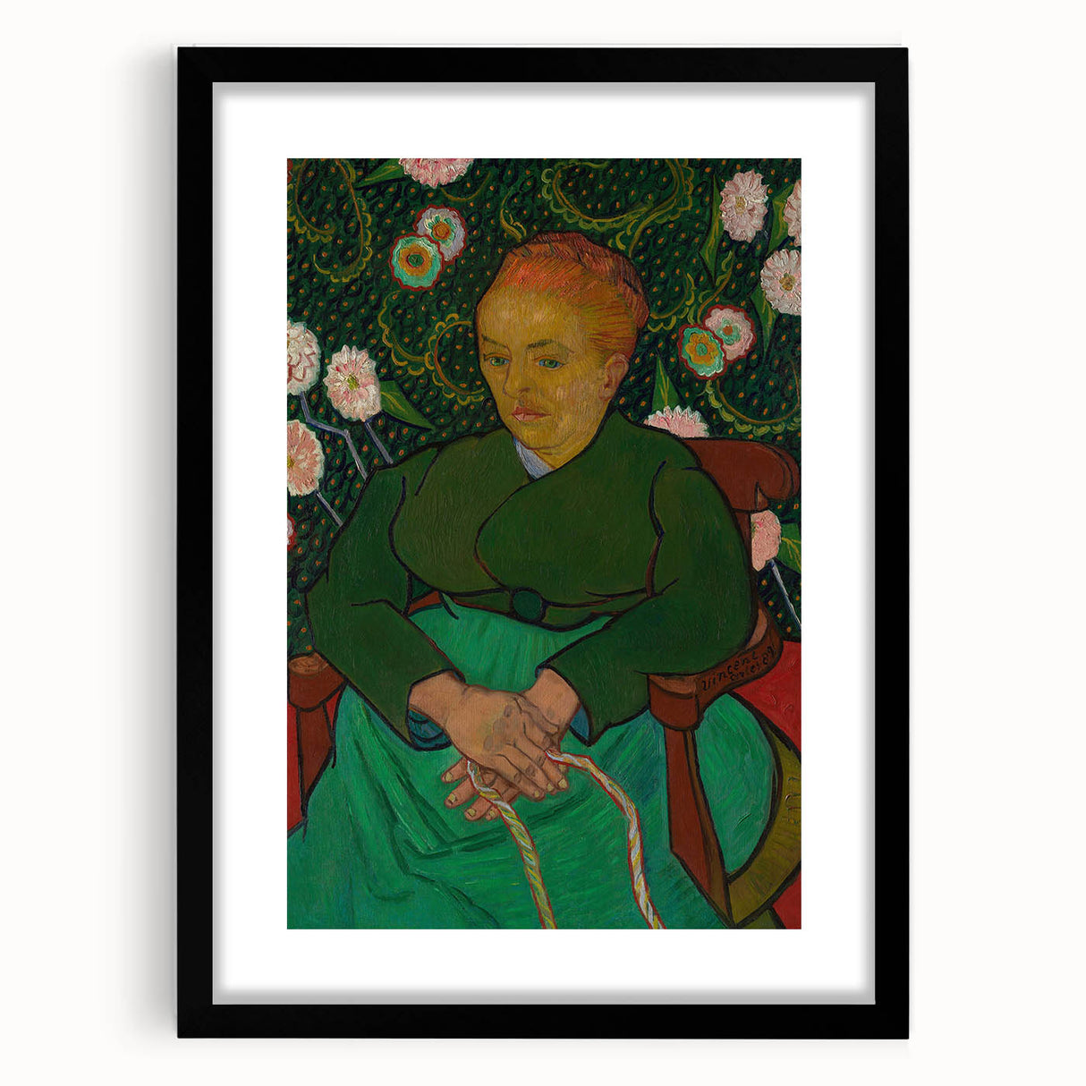 Impressionism Wall Art - Van Gogh's La Berceuse (Woman Rocking a Cradle)