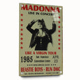 Madonna 1985 Like a Virgin Tour Poster - Retro Pop Wall Art