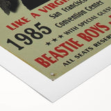 Madonna 1985 Like a Virgin Tour Poster - Retro Pop Wall Art