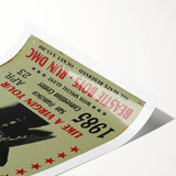 Madonna 1985 Like a Virgin Tour Poster - Retro Pop Wall Art